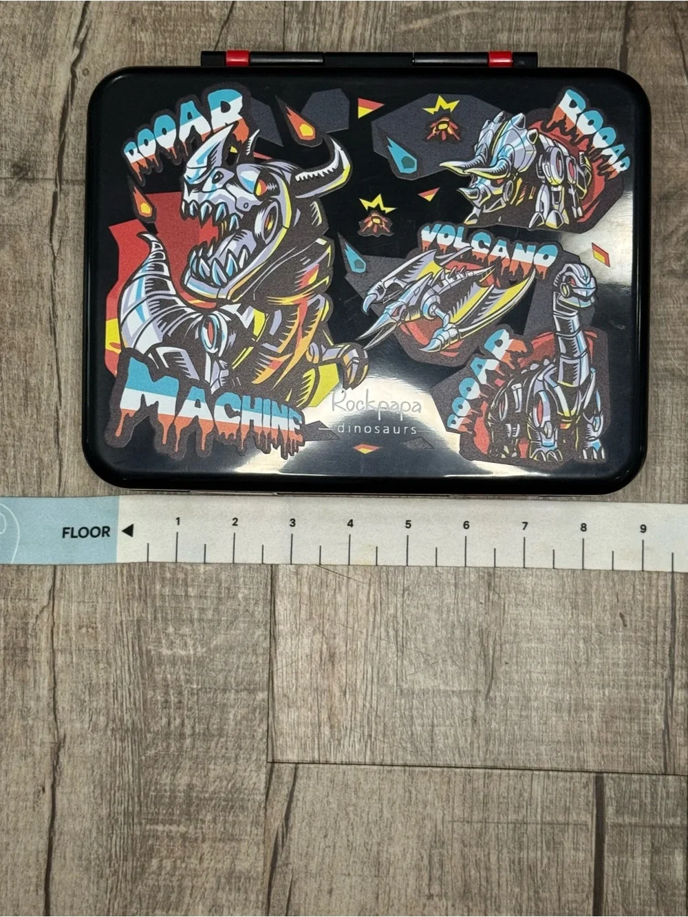 Rockpapa Dinosaur Bento Lunch Box Kids Leak Proof 5‎ Compartment w/ Utensils